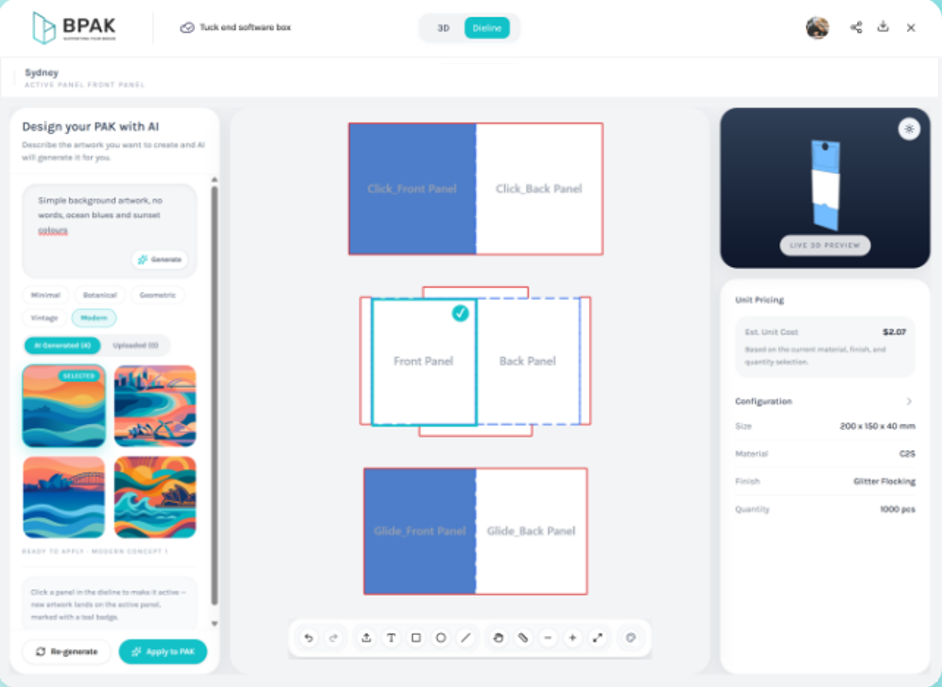 BPAK 3D Design Studio